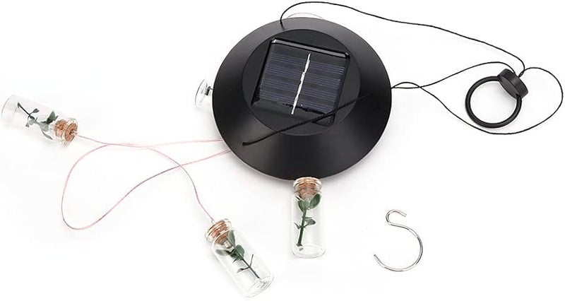 مصباح نافورة الرياح الشمسية 7 ألوان متغيرة LED لتزيين الحدائق الخارجية والفسحات والفناء - Image 1